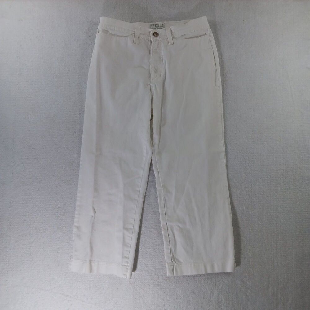 FDJ Capri Pants Women's Size 6 white